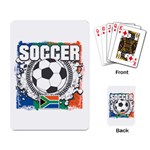 Soccer South Africa Playing Cards Single Design Back