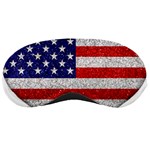 Grunge Heart Shape G8 Flags Sleeping Mask Front