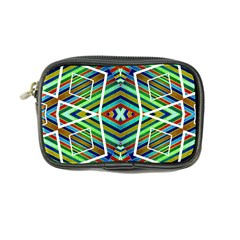 Colorful Geometric Abstract Pattern Coin Purse