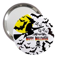 Happy Halloween Collage 3  Handbag Mirror by StuffOrSomething