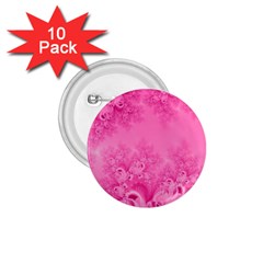 Soft Pink Frost Of Morning Fractal 1 75  Button (10 Pack) by Artist4God