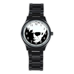 Warhol Sport Metal Watch (black) by icarusismartdesigns