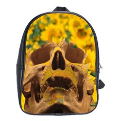 Sunflowers School Bag (xl) by icarusismartdesigns