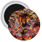 Abstract 4 3  Button Magnet Front