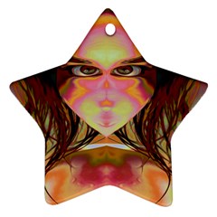 Cat Woman Star Ornament (two Sides) by icarusismartdesigns