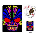 Skull In Colour Playing Cards Single Design Back