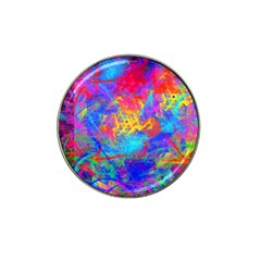 Colour Chaos  Golf Ball Marker (for Hat Clip) by icarusismartdesigns