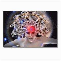 Medusa Postcard 4 x 6  (10 Pack) by icarusismartdesigns