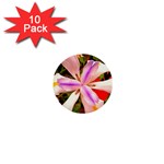 African Iris 1  Mini Button (10 pack) Front