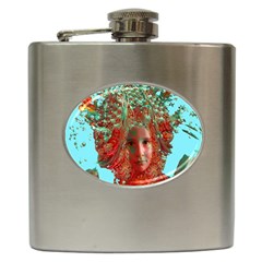 Flower Horizon Hip Flask by icarusismartdesigns