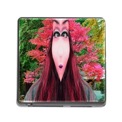 Tree Spirit Memory Card Reader With Storage (square) by icarusismartdesigns