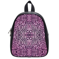 Pink Leopard  School Bag (small) by OCDesignss