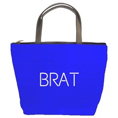 Brat Blue Bucket Handbag by OCDesignss