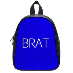 Brat Blue School Bag (small) by OCDesignss