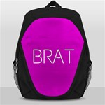 Brat Pink Backpack Bag Front