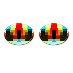 Pattern Cufflinks (oval) by Siebenhuehner