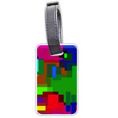 Pattern Luggage Tag (one Side) by Siebenhuehner