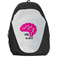 All Brains Leather  Backpack Bag by OCDesignss