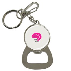 All Brains Leather  Bottle Opener Key Chain by OCDesignss