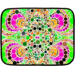 Florescent Abstract  Mini Fleece Blanket (two Sided) by OCDesignss