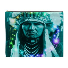 Magical Indian Chief Cosmetic Bag (xl) by icarusismartdesigns