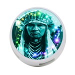 Magical Indian Chief 4-Port USB Hub (Two Sides) Back