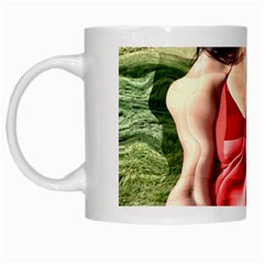 Cubist Woman White Coffee Mug by icarusismartdesigns