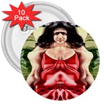 Cubist Woman 3  Button (10 pack) Front