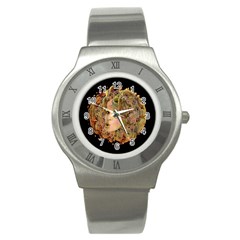 Organic Planet Stainless Steel Watch (slim) by icarusismartdesigns