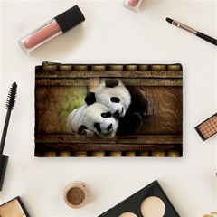 Panda Love Cosmetic Bag (medium) by TheWowFactor