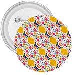 Dots and rhombus 3  Button Front