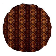 Faux Animal Print Pattern 18  Premium Round Cushion  by GardenOfOphir