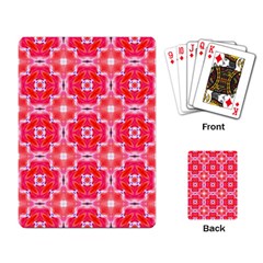 Cute Pretty Elegant Pattern Playing Cards Single Design by GardenOfOphir