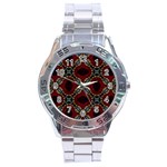 Cute Pretty Elegant Pattern Stainless Steel Watch Front