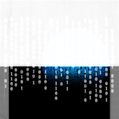 Binary Rain Jigsaw Puzzle (rectangle) by StuffOrSomething