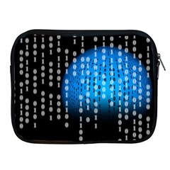 Binary Rain Apple Ipad Zippered Sleeve by StuffOrSomething