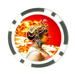 Mata Hari Poker Chip Card Guard by icarusismartdesigns