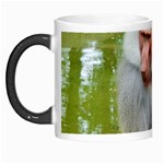 Grey Monkey Macaque Morph Mug Left