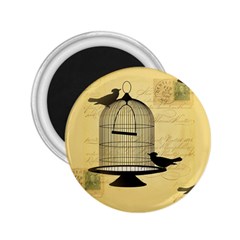 Victorian Birdcage 2 25  Button Magnet by boho