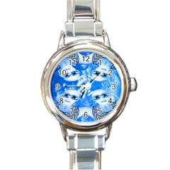 Skydivers Round Italian Charm Watch by icarusismartdesigns