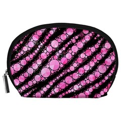 Pink Black Tiger Bling  Accessory Pouch (large) by OCDesignss