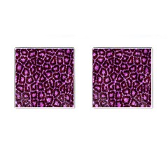 Cheetah Bling Abstract Pattern  Cufflinks (square) by OCDesignss
