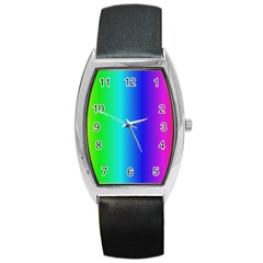 Crayon Box Tonneau Leather Watch by Artists4God