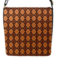 Faux Animal Print Pattern Flap Messenger Bag (s) by GardenOfOphir