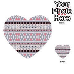 Fancy Tribal Border Pattern Soft Multi-purpose Cards (heart)  by ImpressiveMoments