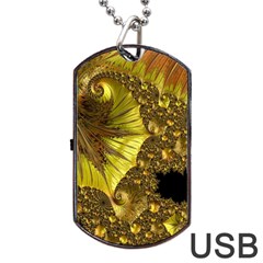 Special Fractal 35cp Dog Tag Usb Flash (two Sides)  by ImpressiveMoments