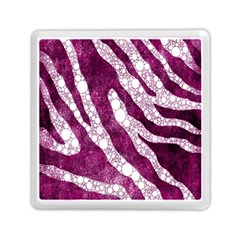 Purple Zebra Print Bling Pattern  Memory Card Reader (square)  by OCDesignss