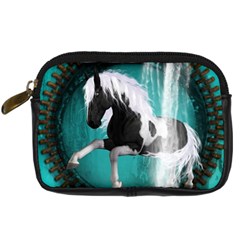 Beautiful Horse With Water Splash  Digital Camera Cases