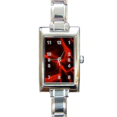 Cosmic Energy Red Rectangle Italian Charm Watches