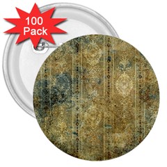 Beautiful  Decorative Vintage Design 3  Buttons (100 Pack)  by FantasyWorld7